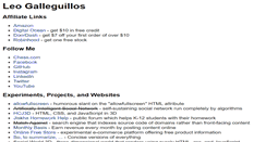 Desktop Screenshot of leogalleguillos.com